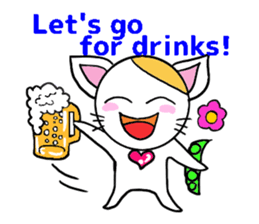 Mi of Cat ver.English sticker #9417408