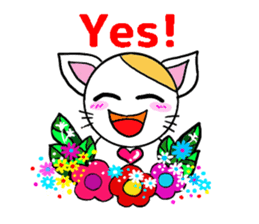 Mi of Cat ver.English sticker #9417409