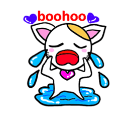 Mi of Cat ver.English sticker #9417410