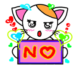 Mi of Cat ver.English sticker #9417416