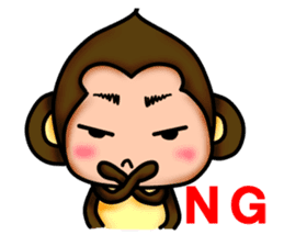 Monkey Yoshio sticker #9417476