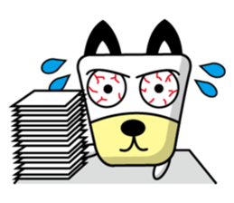 Trapezoidal Dog 6 sticker #9417542