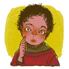 Adorable children sticker #9417664