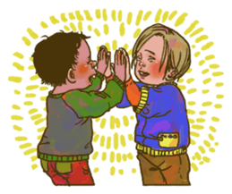 Adorable children sticker #9417669