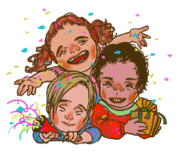 Adorable children sticker #9417700