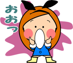 Along with the friendly girls-2 sticker #9417930