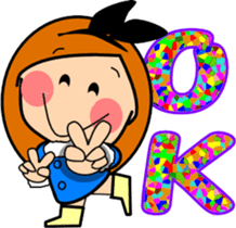 Along with the friendly girls-2 sticker #9417934