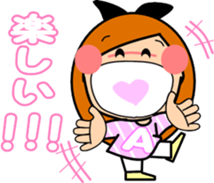 Along with the friendly girls-2 sticker #9417939