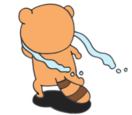 Raccoon dog sometimes Hip head dog sticker #9418242