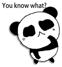 he panda which can always be used 3. sticker #9418873