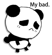 he panda which can always be used 3. sticker #9418885