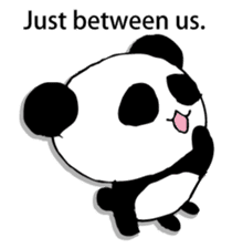 he panda which can always be used 3. sticker #9418888