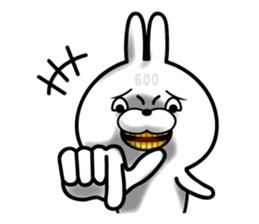 Rich rabbit ! sticker #9419746