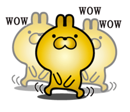 Rich rabbit ! sticker #9419755