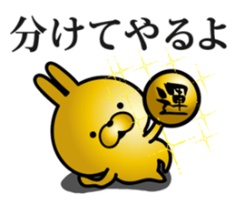 Rich rabbit ! sticker #9419766