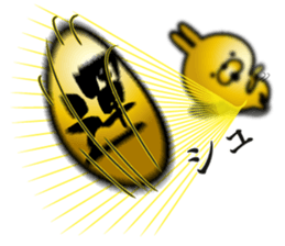 Rich rabbit ! sticker #9419767