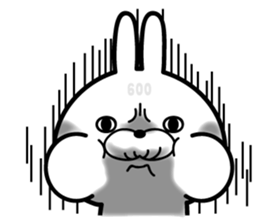 Rich rabbit ! sticker #9419781