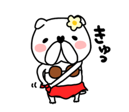 Bull Tan 2   tahitian dance sticker #9419868