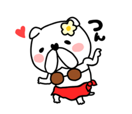 Bull Tan 2   tahitian dance sticker #9419872