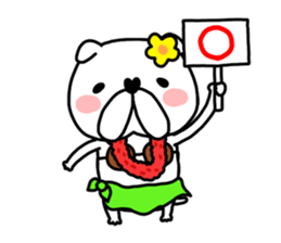 Bull Tan 2   tahitian dance sticker #9419878