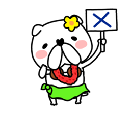 Bull Tan 2   tahitian dance sticker #9419879