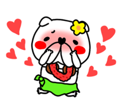 Bull Tan 2   tahitian dance sticker #9419880