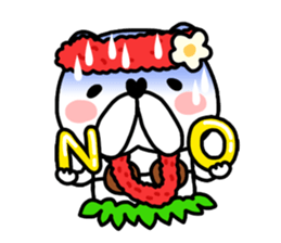 Bull Tan 2   tahitian dance sticker #9419889