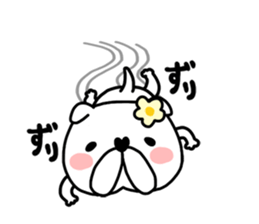 Bull Tan 2   tahitian dance sticker #9419902