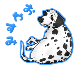 Dalmatian Sticker sticker #9419915