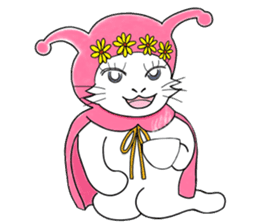 A fighting cat sticker #9419945
