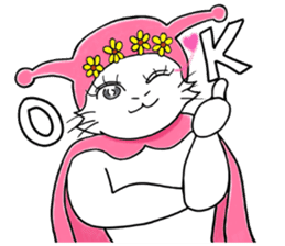 A fighting cat sticker #9419948