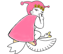 A fighting cat sticker #9419958