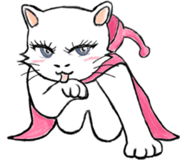 A fighting cat sticker #9419976