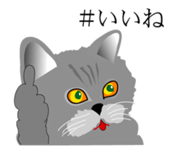 the world of a cat sticker #9420919