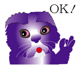 the world of a cat sticker #9420925