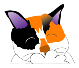 the world of a cat sticker #9420940