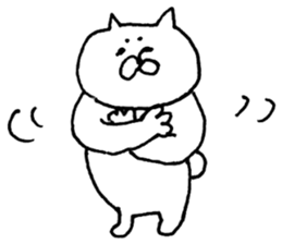 The cat which I drew 8 sticker #9421344