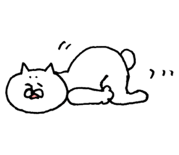 The cat which I drew 8 sticker #9421346