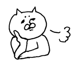 The cat which I drew 8 sticker #9421347