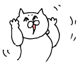 The cat which I drew 8 sticker #9421350