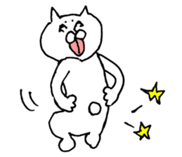 The cat which I drew 8 sticker #9421351