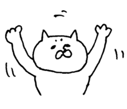 The cat which I drew 8 sticker #9421354