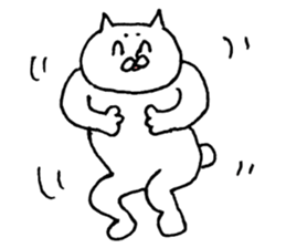 The cat which I drew 8 sticker #9421355