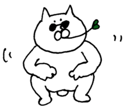 The cat which I drew 8 sticker #9421356