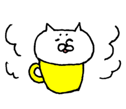 The cat which I drew 8 sticker #9421359
