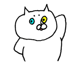 The cat which I drew 8 sticker #9421361