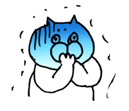 The cat which I drew 8 sticker #9421362