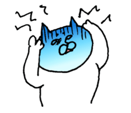 The cat which I drew 8 sticker #9421363