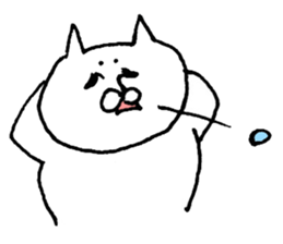 The cat which I drew 8 sticker #9421364