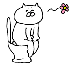 The cat which I drew 8 sticker #9421366
